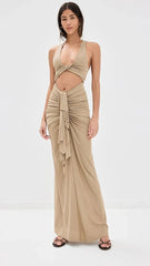 Christopher Esber Vivenda Drape Front Dress Vivenda Drape Front Dress