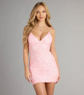 Briella Sequin Beaded Bodycon Mini Dress