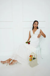 Desert Oasis Maxi Dress White