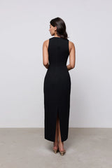 Cotton Mix Midi Dress