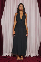 Calm Waters Halter Maxi Dress